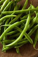 Raw Organic Green Beans photo