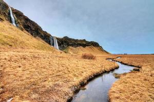 Iceland cascade landscape