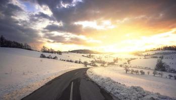 Winter landscape photo
