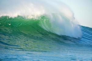Huge surf crashing at Half Moon Bay California