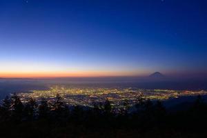 Landscape of Kofu and Mt.Fuji photo