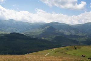 Landscape in the Ukrainian Carpathians photo