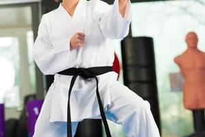Martial Arts sport training in gym photo