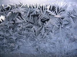 ventana de invierno congelado