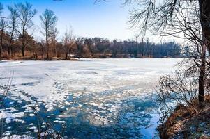 Lago congelado foto