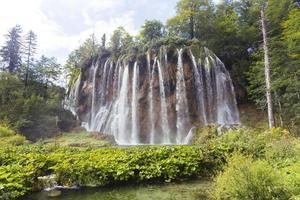Plitvice Lakes Waterfall