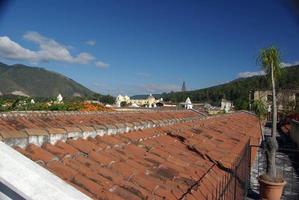 Roofs in Antigua, Guatemala