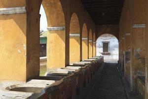 Colonial buildings in Antigua, Guatemala photo