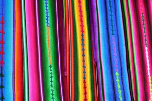 Colorful Guatemala Mayan Textiles in Antigua Market