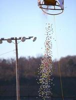 Golf Balls Dropped from a Bucket