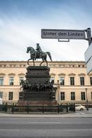 Statue of Frederick the Great on Unter den Linden, Berlin photo