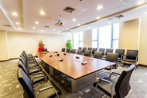 Business meeting room in office photo