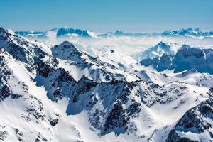 Ski resort of Neustift Stubai glacier Austria photo