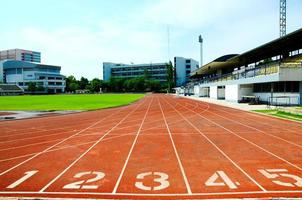 Running track numbers