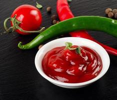 salsa de tomates frescos