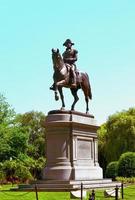 Estatua de George Washington en el parque de Boston