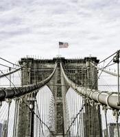 Puente de Brooklyn en Nueva York, EE.UU. foto