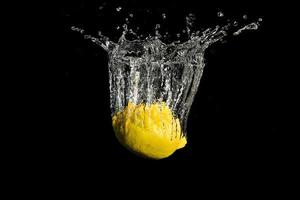Lemon splash photo