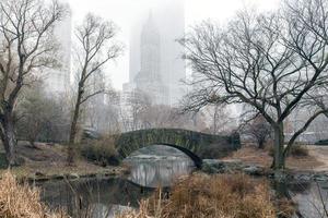 Gapstow Bridge Central Park, Nueva York foto