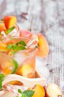 Peach lemonade background photo