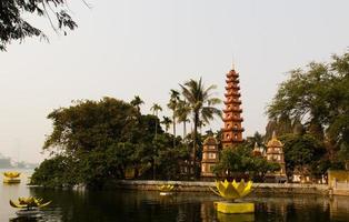 pagoda tran quoc, hanoi, vietnam
