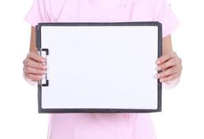 Blank medical clipboard photo
