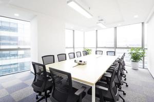 interior of meeting room in moder office photo