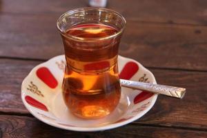 delicado vaso de té turco