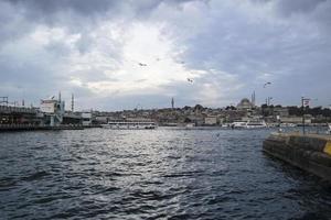 sea traffic at istanbul, bosphorus photo