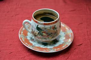 café turco en una olla china