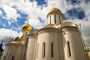 Trinity cathedral in the Trinity Lavra of St. Sergius photo