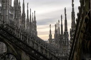 Milan Duomo rooftop photo