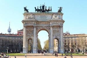 Porta Sempione / Arch of Peace in Milan photo
