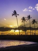 puesta de sol en hawaii