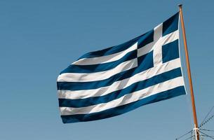 bandera griega foto