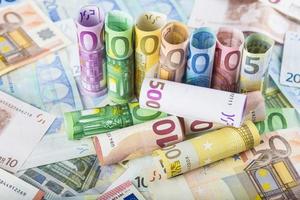 European money background