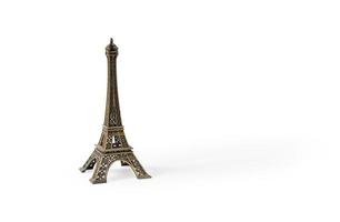 Torre Eiffel aislado en blanco