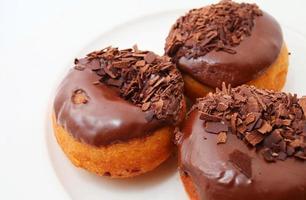 chocolate donuts photo