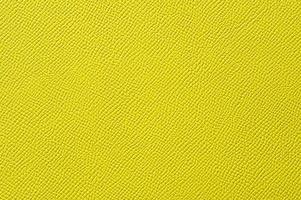 primer plano de textura de cuero amarillo transparente