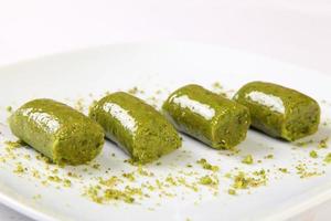 Pistachio turkish dessert photo