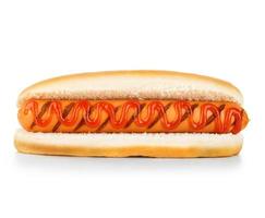 hot dog aislado foto
