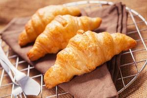 French croissants are served daily for breakfast.