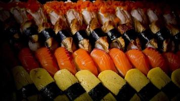Sushi collections background texture photo