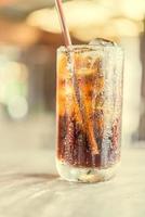 Cola glass photo