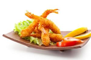 camarones tempura foto