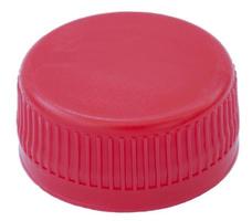 Isolated Red Plastic Cap photo
