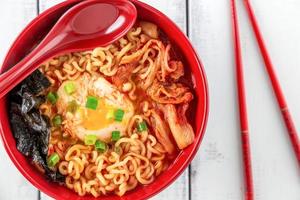 Spicy Korean Ramen with Egg photo