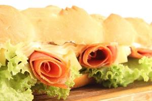 sandwich de baguette foto