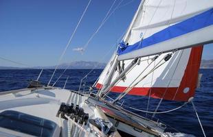 navegando en el mar adriático foto