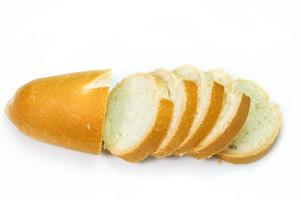 French baguette slices